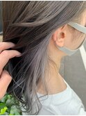イヤリングカラー×シルバーアッシュ