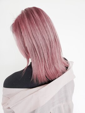 オズ 郡山桑野店(OZ) 《OZ田中》重軽ロングボブ#ピンクホワイトヘア