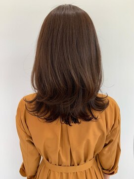 ヘアーアンドスパ フェリーチェ ミチ 野田屋町店(HAIR&SPA felice MICHI) 【feliceMICHI佐藤夏美】ふんわり外ハネレイヤー