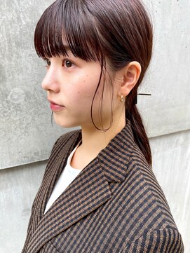 ガレージ バイ グリーン 原宿 表参道(Garage by green) 【loki】ロング×モカブラウン