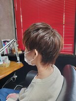 サプール ヘア ファクトリー(SAPEUR HAIR FACTORY) ボーイッシュショート×マットベージュスタイル