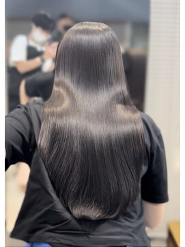 アイニコプラス(ainico.+) 髪質改善METEOカラー × Deep Silver