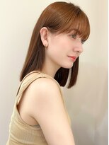 レア 表参道(L'ea)&nbsp;黒髪クラゲヘアーオリーブグレー小顔ココアベージュ