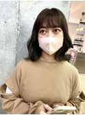 オリーブグリーン艶カラーイルミナカラー20代30代