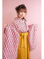 メルク(merc.)&nbsp;卒業式、成人式、ヘアアレンジ×編み込みアレンジ【merc.松下】