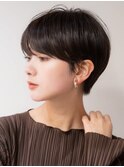 マッシュショート20代30代ココアブラウン髪質改善青山表参道