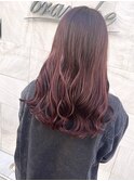 【1ミリにこだわるカット×髪質改善】/レッド×ピンク
