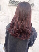 ブランシェ(branche) 【1ミリにこだわるカット×髪質改善】/レッド×ピンク