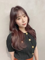 ニジュウサンド(23°)&nbsp;【２３°伊藤星羅】韓国ヘア　ロング　前髪あり