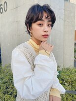 ネオリーブ アンド 渋谷店(Neolive &)&nbsp;斜めバング/グレージュカラー/シルキーベージュ/韓国/渋谷