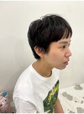 ダークブラウン×大人ショート