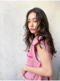 ACE 横浜　モカブラウン×外国人風ウェーブ巻き