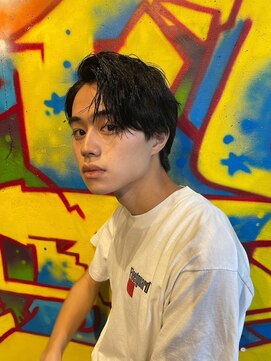 フュー 新小岩(few.) ハイライト/マッシュパーマ/ウルフ/アッシュブラック[新小岩駅]