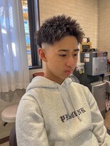 アルマヘア(Alma hair) 【束感】ザクザクフェードショート