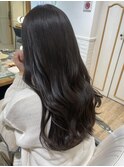 グレージュ 韓国ヘア