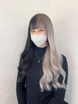 アース コアフュールボーテ 長岡店(EARTH coiffure beaute) ツートンカラー シールエクステ