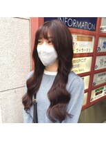 ルフレ 新宿本店1st(Reflet)&nbsp;エクステつけたままカラー/ラベンダー