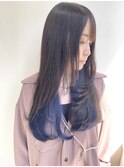 ★インナーカラーブルー★