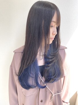 イト(ito.) ★インナーカラーブルー★