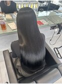 黒髪サラツヤロング