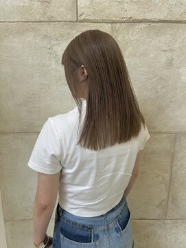 スニップス ダズ(SNIPS DOES) ロング/透明ベージュ/ツヤツヤ/ダブルカラー/ハイトーン