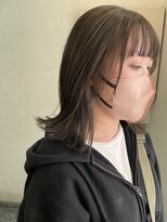 キャンバス バイ ネオリーブ 横浜西口(Canvas by neo.)&nbsp;秋カラー　インナーカラー　グレー　カーキグレージュ【miku】