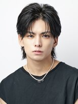 オーシャントーキョー 渋谷(OCEAN TOKYO)&nbsp;シースルーマッシュツーブロック刈り上げセンターパート韓国ヘア