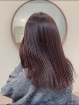 アイエヌジードット(INg.)&nbsp;【髪質改善カラーエステ】チェリーピンク