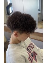 アレス バイ シカ 神戸三宮元町店(ALLES by Cica)&nbsp;ツイストスパイラル刈り上げマッシュ