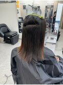 髪の毛は切らずにイメージチェンジ
