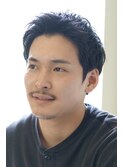 スパイキーショート　ブルーブラック　パンク　d