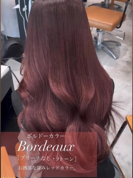 アリーズ(ALLYS) 艶感ボルドーカラー♪担当寺西