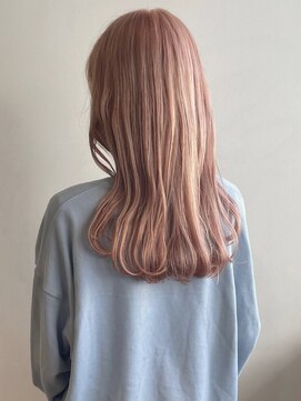 グリーン 渋谷(green) 【MIO】コーラルピンク×ロングハイトーン