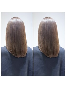 ニューヨークニューヨーク 阪急高槻店(NYNY) ブリーチなしダブルカラー透明感オリーブグレージュアッシュ20代