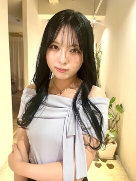 セブンベルベット(7 Velvet) ブルーブラック髪質改善カラー/SHINJYO