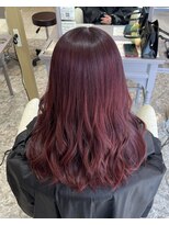 ラピステン 福岡天神 大名店(Lapis)&nbsp;10代・20代/春夏トレンド◎暖色カラー/モテ愛されチェリーピンク