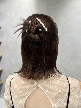 シャルムバイケンジ(Charm.by KENJE) 【カチモリアレンジ】 ミディアムでも華やかに◎