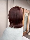 くびれボブ¥ピンクブラウン