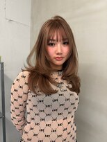 フェブ(fev)&nbsp;【Fev_Kaede】warm beige × layer cut