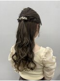 ヘアアレンジ/ハーフアップ/お呼ばれヘア/京都河原町