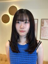 ラヴィズム 名駅店(LUVISM)&nbsp;ボブ/ミディアム/レイヤー/顔周りレイヤー/艶カラー/パーマ