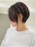 ハイライトバレイヤージュダブルカラーケアブリーチ20代30代