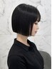 『高津指名』地毛風髪質改善ストレート＋似合わせカット＋シルクTR