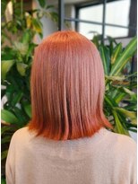 アヴァロンテ アットウィルヘアー(A VOLONTE at will hair)&nbsp;【高発色】ジューシーオレンジ×切りっぱなしボブ