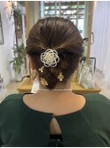 【パーマをかけてる方もできる】シニヨンヘア.*
