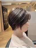 白髪ぼかしの大人ショート　archive垂水