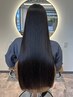 【平日限定】髪質改善縮毛矯正ストレート&カット&クイックトリートメント