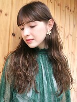 ブゾン(buZon)&nbsp;【buZon ブゾン】ゆるウェーブロング×アッシュベージュ