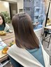 【大人女性向け】小顔カット+透明感カラー+最上級酸熱TR￥28050→18700
