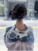 浴衣ヘアアレンジ／花火大会